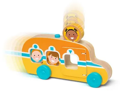 Obrázok produktu pre Dreven hrakrsky autobus s doplnkami z kolekcie Rostogol GO TOTs