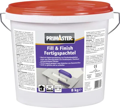 Produktbild von Primaster Fertigspachtel Fill & Finish 8 kg