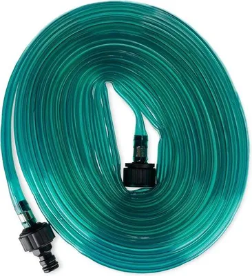 Immagine prodotto di Tubo da giardino da 15 metri - Raccordo di irrigazione con fori per il giardino - Verde