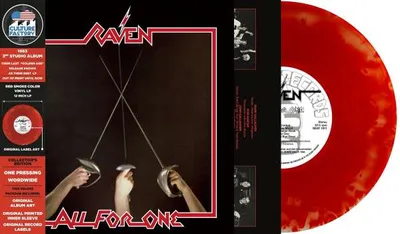 Obrázok produktu pre Raven - All For One (Red Smoke Vinyl) - - (Vinyl / Rock (Vinyl))