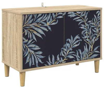 Obrázek produktu pro Skříňka pod televizor DOKKUM, rozměry 69 x 33 x 50 cm, barva Sonoma