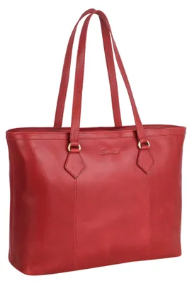 Produktbild von Benthill Handtasche Damen Echt Leder - Hochwertige Große Klassische Damentasche / Shopper - Elegante Umhängetasche - Schultertasche