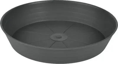Produktbild von Blumentopf Untersetzer Primavera Kunststoff Ø 24 cm H 4,1 cm anthrazit