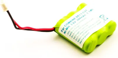 Produktbild von Akku für Gp 30AAAM3BMX NiMH 3,6 Volt 300 mAh grün.