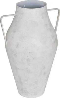 Produktbild von Vase glady aus stahl 37,5x33,5x58,5 cm grau - Atmosphera créateur d'intérieur