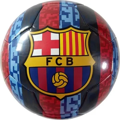 A football with the FC Barcelona logo.