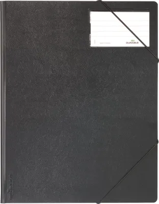 Produktbild von DURABLE Eckspannmappe A4, 232001 schwarz