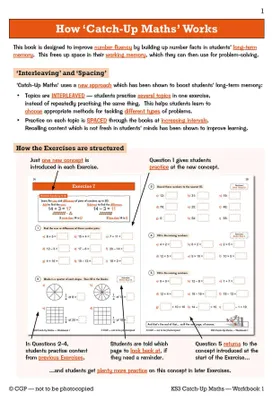 Obrázok produktu pre KS3 Maths Catch-Up Workbook 1 (with Answers)