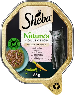 Produktbild von SHEBA Nassfutter für Katzen Nature’s Collection, Lachs, 2 x 85 g