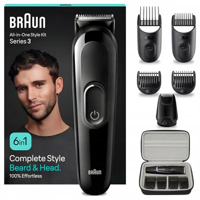 Produktbild von Braun MGK3420 Series 3 6-in-1 – 1–21 mm – 50 Min. – Ultra Sharp-Klinge