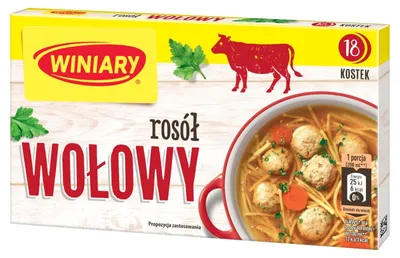 Immagine prodotto di Brodo di manzo Winiary, 180 g (18 pezzi)