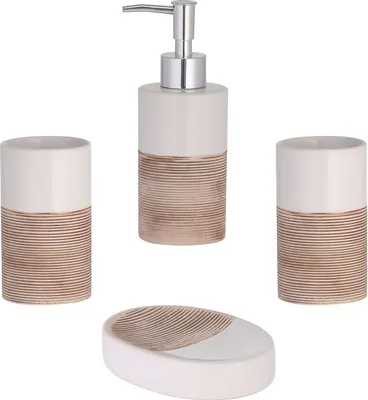 Produktbild von Bad-Set Rimini, 4-teilig, beige