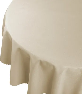 Produktbild von Fleckenresistente Tischtücher I Hellbeige Rund Durchmesser: Ø 130 cm