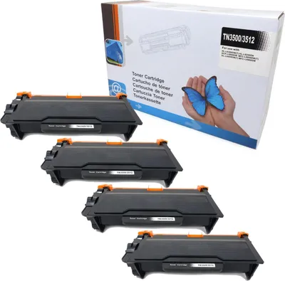 Produktbild von 4x D&C Toner kompatibel mit Brother TN3500 / TN3512