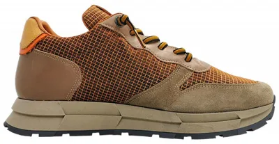 Imagen del producto de Zapatos deportivos para hombre, estilo cordones, color marrón, ideales para uso casual