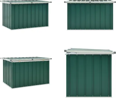 Obrázek produktu pro vidaXL Zahradní box zelený 109 x 67 x 65 cm - Úložný box - Úložné boxy - Zahradní box na polštáře - Zahradní boxy na polštáře