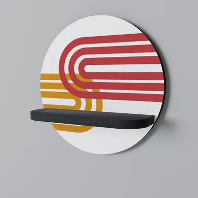 Produktbild von CIRCLELINE DECOR Rundes Regal Schwarz