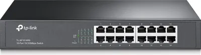 Produktbild von Switch / FE / 16-Port / 1HE / 13 Zoll rackmountfähig / aus Stahl