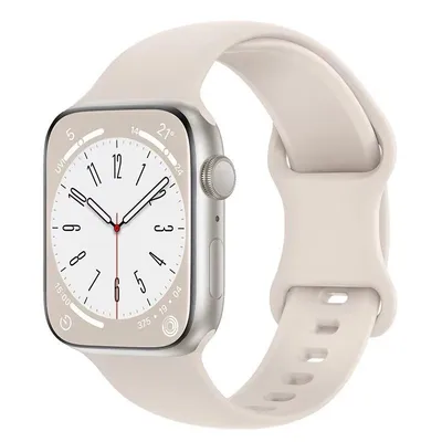 Produktbild von Sport Armband für Apple Watch Series 10 9 8 7 6 5 4 3 2 SE Silikon 42/44/45mm S