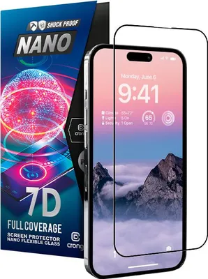 Zdjęcie produktu dla Nd38_Crg-7Dnano-Ip14Pm Crong 7D Nano Flexible Gla