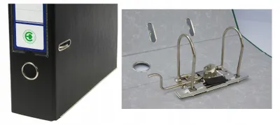 Produktbild von Ekobox Hebelordner A4 50mm Schwarz 10 Stück