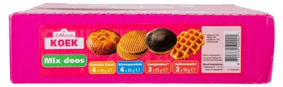 Obrázok produktu pre De Lekkerste Koekjes Mixdoos 4 odrody, balenie po 13, 1300 g