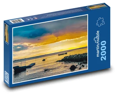 Obrázok produktu pre Puzzle 2000 Západ slnka nad morom - martinpuzzle