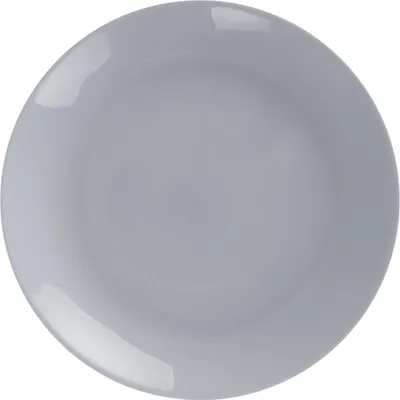 Produktbild von Dessertteller Teller Servierteller Porzellanteller Flach Dessertteller DIWALI Grau 19 cm HOMLA