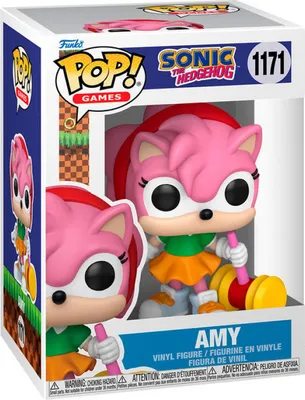 Immagine prodotto di Sonic - Il riccio POP! Games Vinyl Figuren Amy Rose con martello Piko e inseguimento 9 cm Sortiment (6)