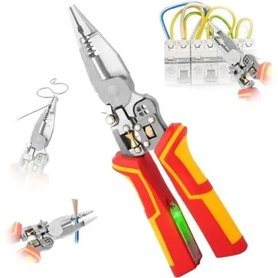 Obrázek produktu pro Elektrická odizolovačka, multifunkční odizolovačka 9 v 1, profesionální, funkce M, 9 v 1, elektrické nářadí.