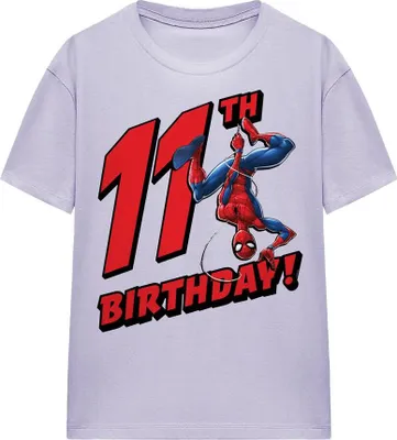 Produktbild von Spider-Man - T-Shirt für Damen, 11. Geburtstag TV25762 (XXL) (Lavendel)