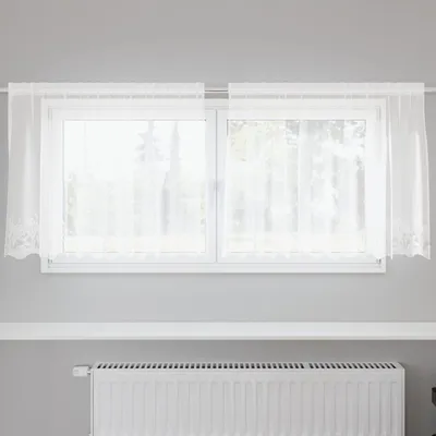 Obrázek produktu pro Záclona s květinovým vzorem, rozměry 80 x 200 cm