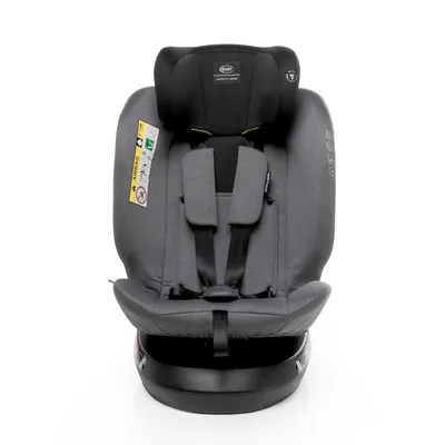 Produktbild von 4BABY Kindersitz drehbar 360 ISOFIX Matt-Fix I-SIZE verstellbare Kopfstütze Sitz 0-36kg, 40-150 cm Graphite