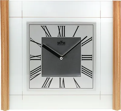 Produktbild von MPM-Quality Wanduhr Naturbelassen 29,5 x 32,5 cm Quarzuhrwerk