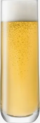 Zdjęcie produktu dla Szklanka wysoka Borough, 420 ml, przezroczysta, zestaw 4 sztuk - LSA International