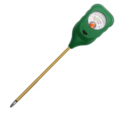 Produktbild von 3in-1 Boden-Feuchtigkeitsmesser mit pH- & Nährstofftest, digitales Bodenmessgerät für Gartenpflanzen, Bodenanalyse für Feuchte, Säure & Fruchtbarkeit