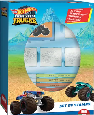 Obrázok produktu pre Súprava pečiatok Hot Wheels so 4 pečiatkami