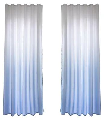 Produktbild von Polyester-Verdunkelungsvorhang für Fenster, drapiert, Schlafzimmer, Wohnzimmer, Dekoration (grau)