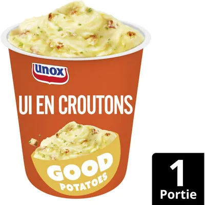 Immagine prodotto di Unox Good Crostini Di Patate E Cipolle 48g – Crostini Di Cipolla Croccanti