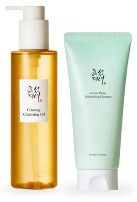 Produktbild von Beauty of Joseon Double-Cleansing-Set: Ginseng Cleansing Oil + Green Plum Cleanser