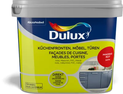 Produktbild von Dulux 5280673 Satin Madras Rot 750ml Fresh up Küchenfront Möbel Türen Renovieren
