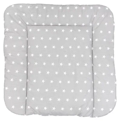 Immagine prodotto di Fasciatoio TupTam con rivestimento in cotone a fantasia, colore: grigio stelle, dimensioni: 75 x 85 cm