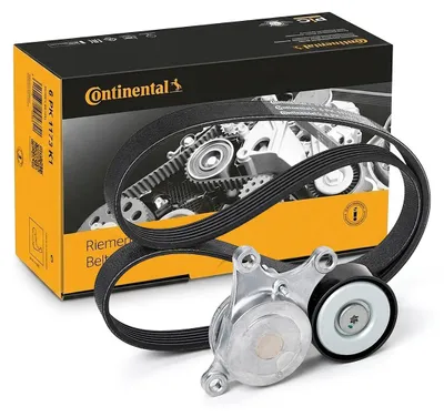 Produktbild von Continental ContiTech 6PK1173K1 Keilrippenriemensatz für BMW 1 Schrägheck (F40) X1 (F48) 2 Active Tourer (F45) 2 Gran Tourer (F46) für MINI Schrägheck