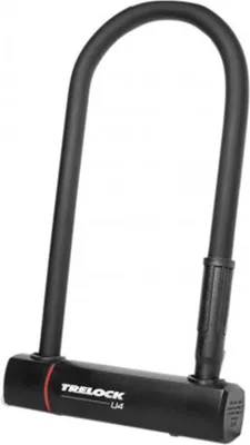 Produktbild von Trelock Bügelschloss mit Halter ZB 401 U4, 102-230mm, Ø14mm, schwarz