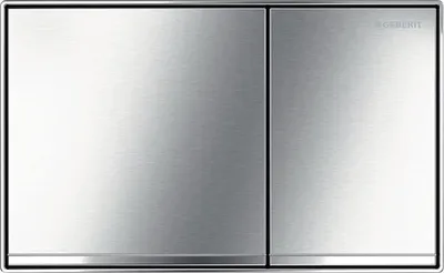 Zdjęcie produktu dla Geberit płytka uruchamiająca Sigma60 chrom szczotkowany zestaw prefabrykowany 115 x 1, 115.796.GH.1
