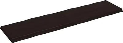 Produktbild von vidaXL Tischplatte 200x50x(2-6) cm Massivholz Behandelt Baumkante