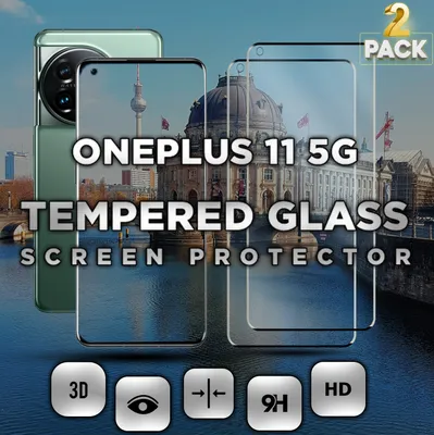 Produktbild von 2-Stück OnePlus 11 5G – gehärtetes Glas 9H – 3D-Displayschutz in Superqualität
