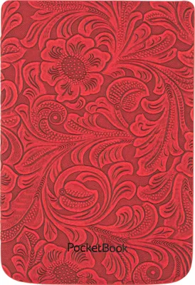 Produktbild von PocketBook HPUC-632-R-F, Cover, Rot, Pocketbook, 15,2 cm (6"), Kunstleder (PU), Basic Lux 2, Touch Lux 4, Touch HD 3