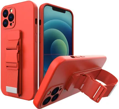 Produktbild von Rope Case Tasche mit Lanyard für Samsung Galaxy S22+ Rot