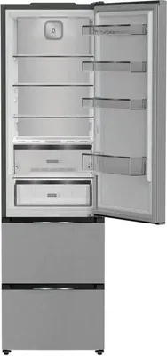 Image de Réfrigérateur Combiné Whirlpool WHKF6352X5E, , 351L (249L + 102L), Dual No Frost, 203cm x 60cm, Gris Inox